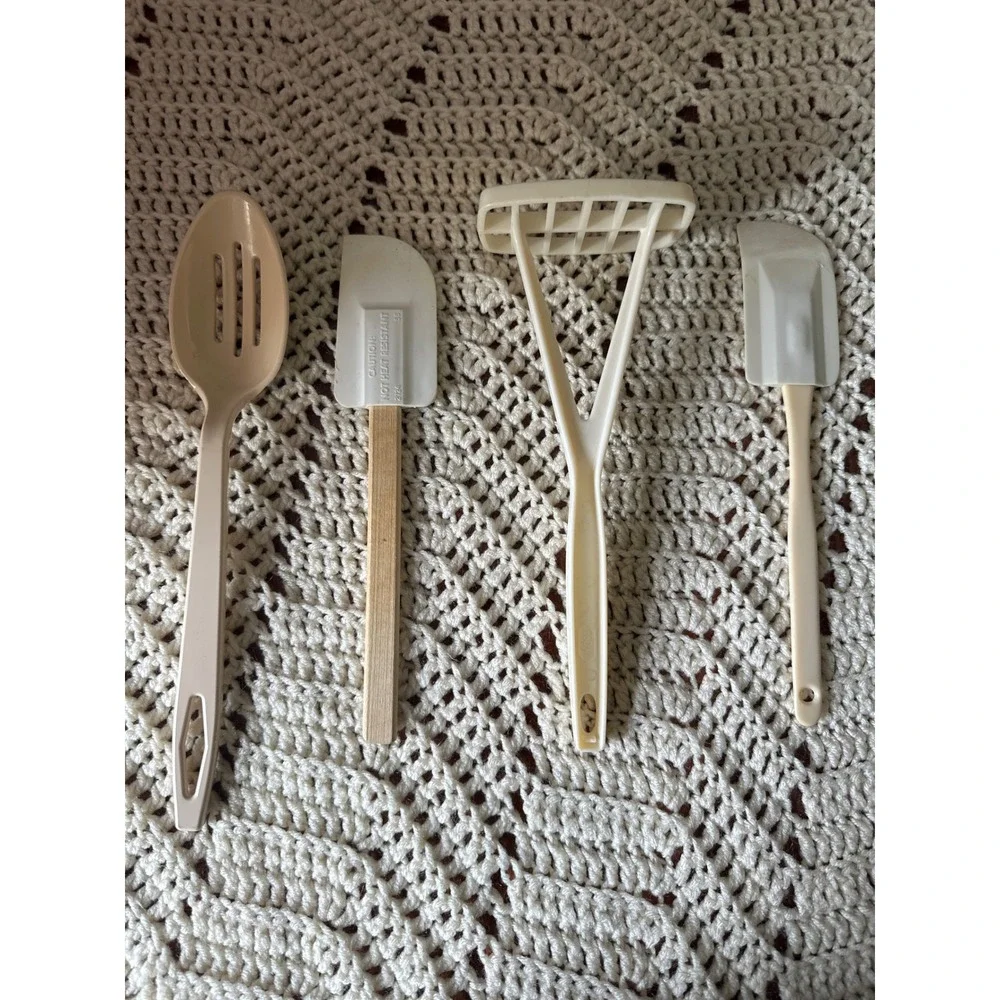 Vintage Kitchen Utensil Set Rubbermaid Foley Taylor Made Spatula Masher Spoon
